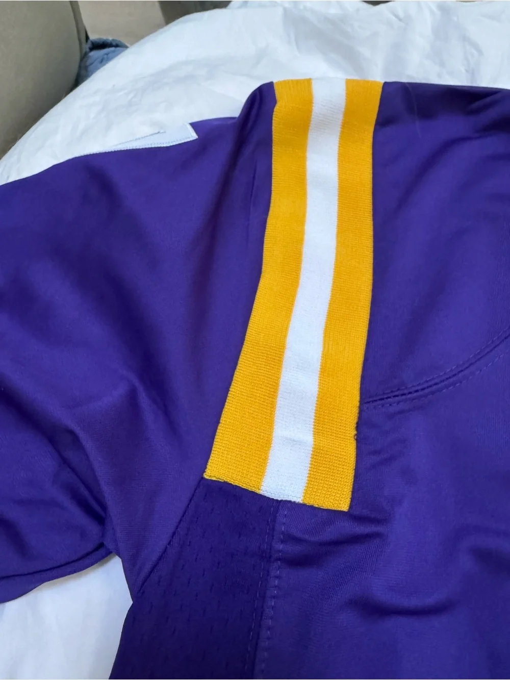 Nike Purple Team Jersey with Red and Black Patch